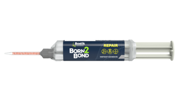 BORN2BOND Repair Hybridklebstoff 10 g Spritze (4:1)+5 Mischdüsen, weiss