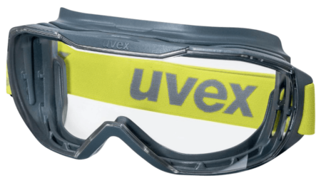 uvex megasonic full-vision goggles (gas-tight)