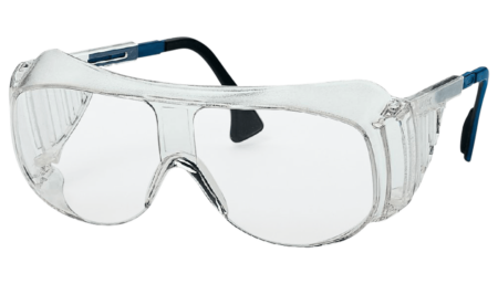 uvex 9161 side arm spectacles extremely scratch and chemical resistant on both sides