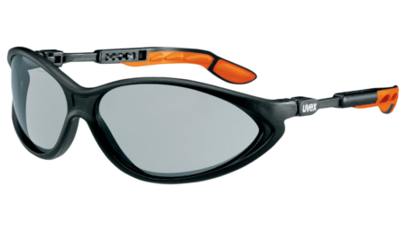 uvex cybric side arm spectacles extremely scratch and chemical resistant on both sides