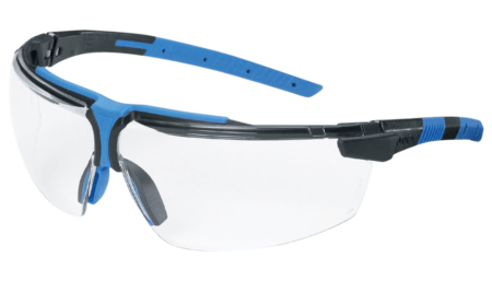 uvex i-3 side arm spectacles impact-resistant, scratch-resistant, chemical-resistant
