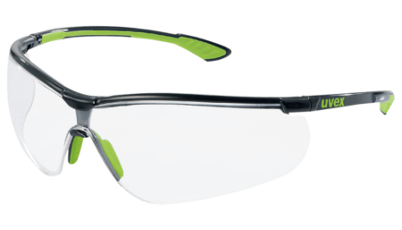 uvex sportstyle spectacles anti-fog inside, scratch-resistant outside, chem. resistant