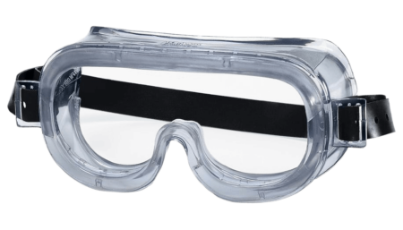uvex 9305 full-vision goggles (with rubber headband)