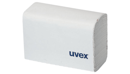 Cleaning paper for uvex spectacle cleaning station 9970002