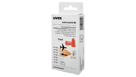 uvex com4-fit Gehörschutzstöpsel SNR 33 dB 15 Paar (in Minibox)