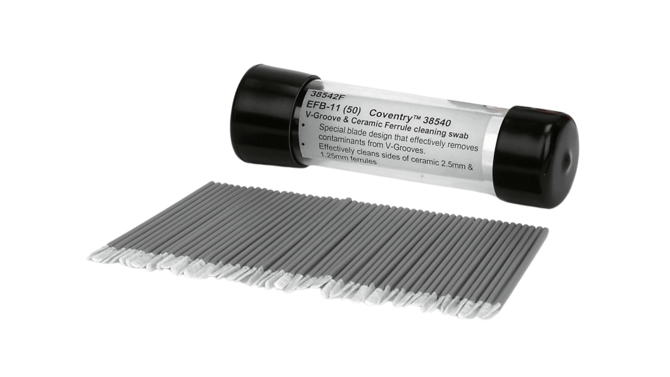 Chemtronics Faseroptikreiniger, Wattestäbchen, 1mm, 50 Stück