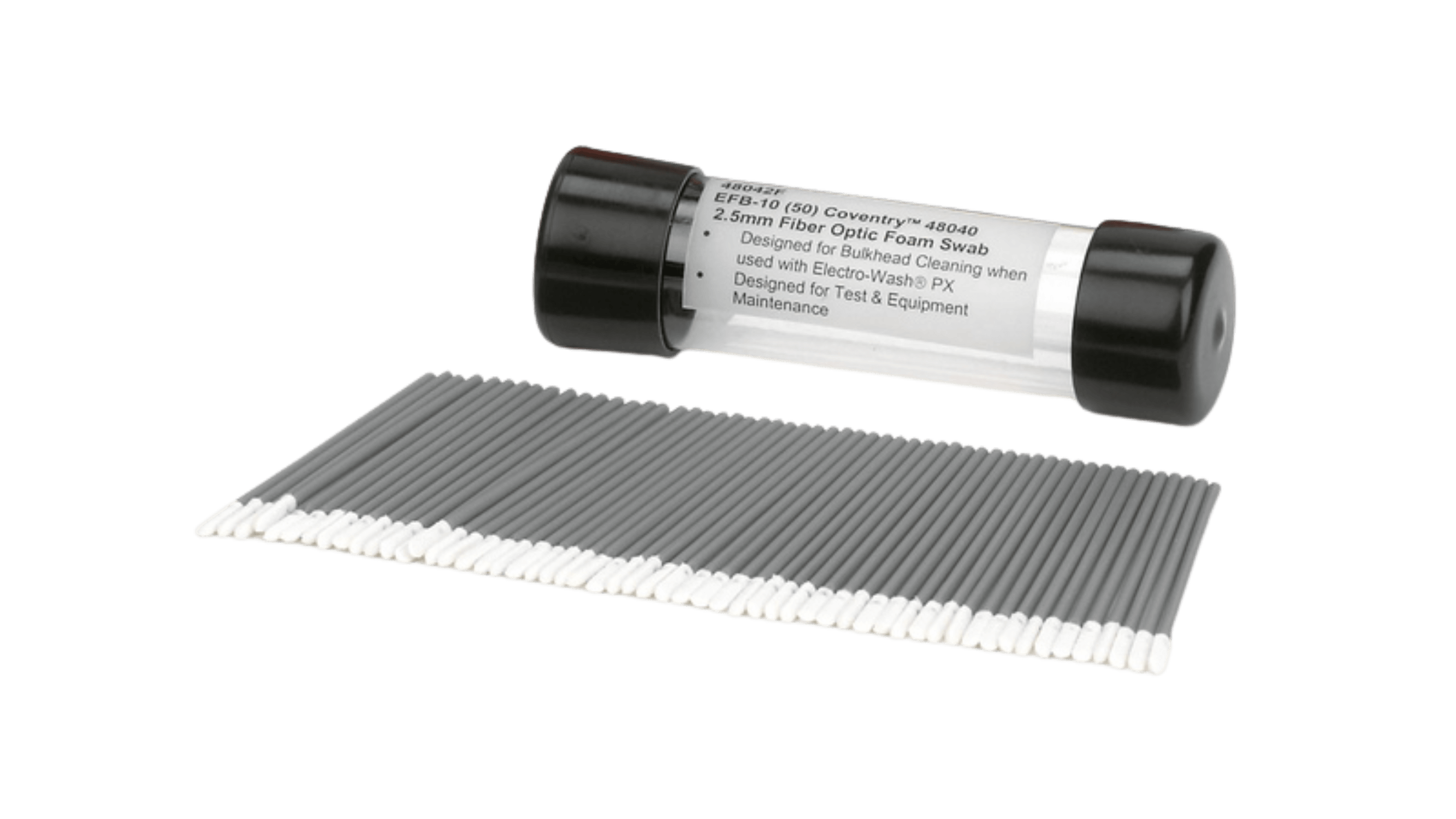 Chemtronics Faseroptikreiniger, Wattestäbchen, 2.5mm, 50 Stück
