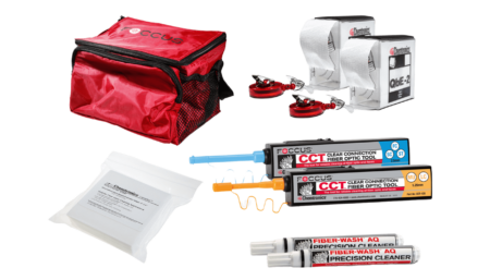 Chemtronics Fiber Optic Cleaner, Kit Bag