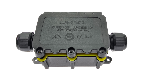 Wasserdichte Anschlussdose IP68, 2 Weg, M20