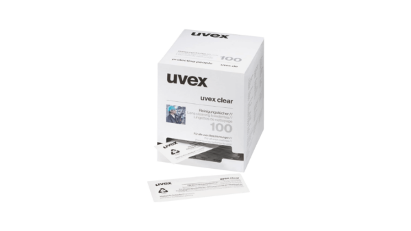 uvex Feuchtreinigungstücher 100 Stück – Bild 2