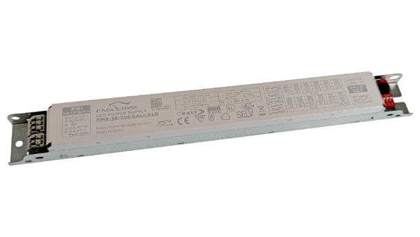 35W LED Treiber Konstantstrom 150 bis 700mA, 15-51Vdc, DALI2, AC Push