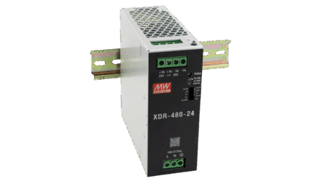 Bloc d'alimentation 480 W pour rail DIN 24 V/20 A, puissance de crête