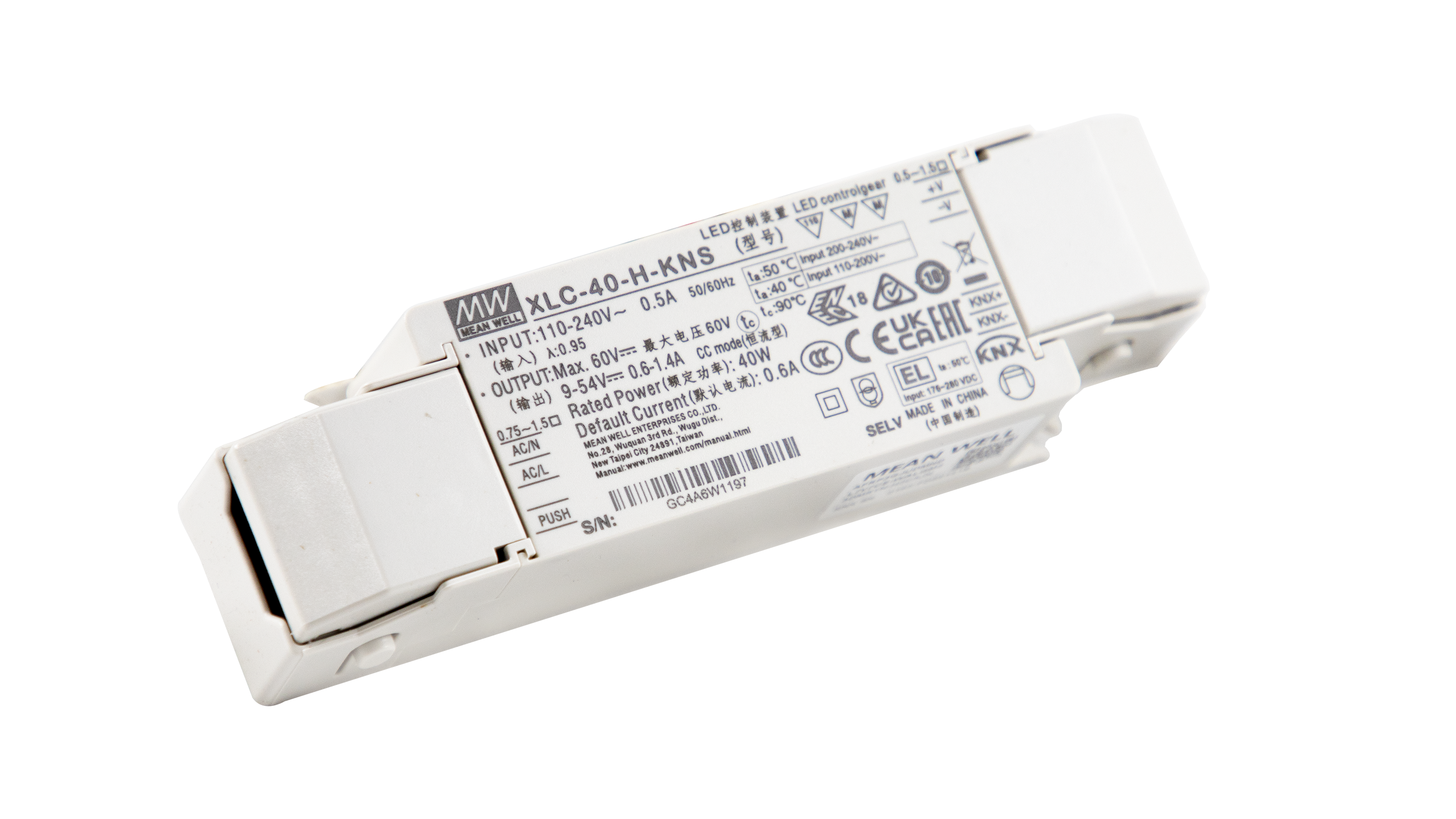 40W LED Treiber 600mA bis 1400mA/9V...54V, KNX, independent
