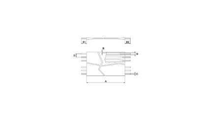 PANTA FIX Câbles Jumper A05-P250-A, 5 pôles, L=250 mm, pas 2,54 mm, polyester