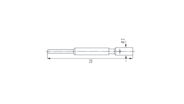 M40 Crimpstift 1.0mm gedreht 7.015.961.011 – Bild 2