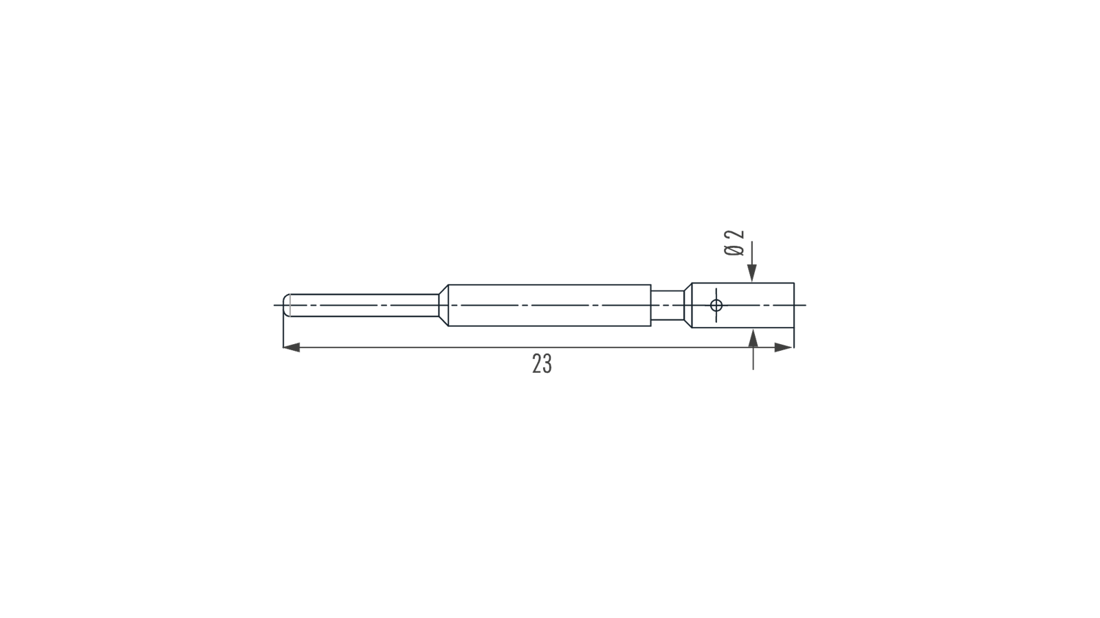 M40 Crimpstift 1.0mm gedreht 7.015.961.011 – Bild 2