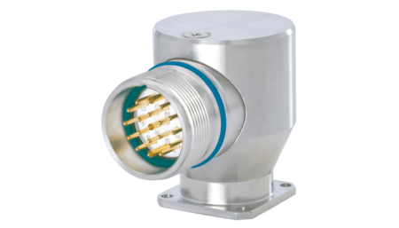 Boîtier M23 Signal INOX Connecteur coudé