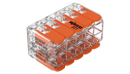Borne de jonction WAGO COMPACT avec leviers, 10 conducteurs
