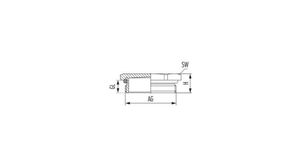 V-Ms-FKM-Ex mit O-Ring (metrisch) - Image 2