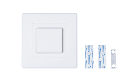 WS-LIV-BLE-1-WS Casambi Wandsender Weiss mit Einerwippe