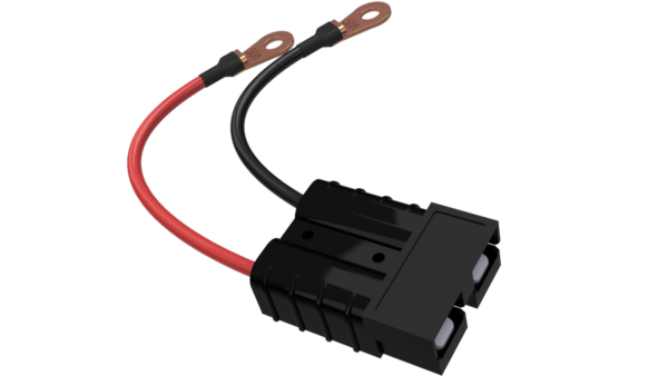 Anderson SB50 Stecker mit 250mm 8AWG Silikonkabel und M8 Ringkabelschuh