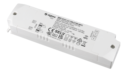 12W ZigBee 3.0, AC-PUSH, Tunable White LED TREIBER CC 100-700mA mit NFC