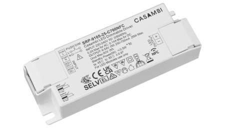 25W Casambi, Konstantstrom LED Treiber, 250-700mA, NFC