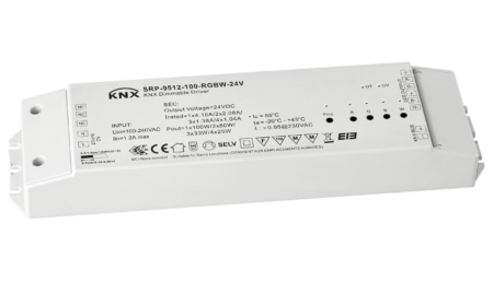 100W KNX, 4 Kanal, 24Vdc Konstantspannung LED Treiber