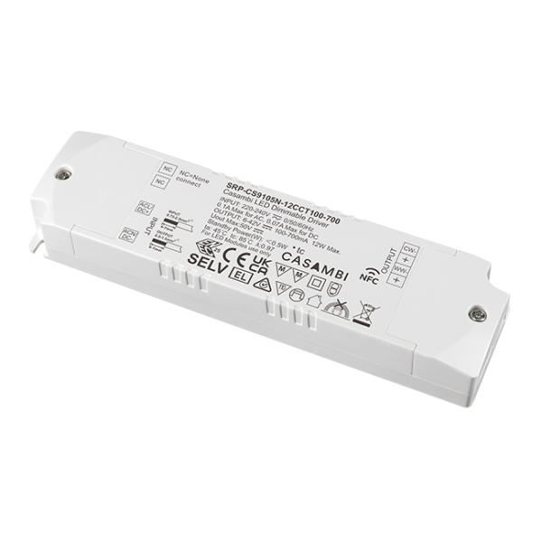12W Casambi, Tunable white, Konstantstrom LED Treiber, NFC