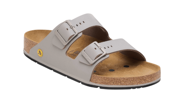 Birkenstock - Arizona ESD PRO Naturleder, grau