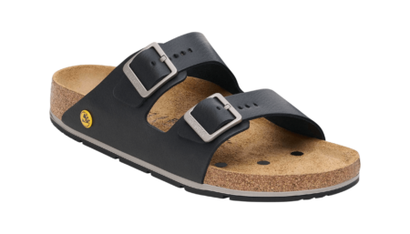 Birkenstock - Arizona ESD PRO Naturleder, schwarz