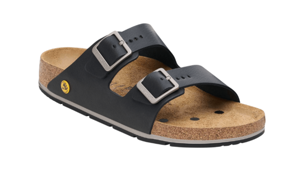 Birkenstock - Arizona ESD PRO Naturleder, schwarz