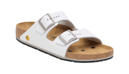 Birkenstock - Arizona ESD PRO Naturleder, weiss
