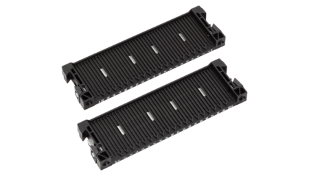 RACK-SYSTEM 100 RS - ESD Nutenwand-Paar 300 255x14x80 bis 80mm