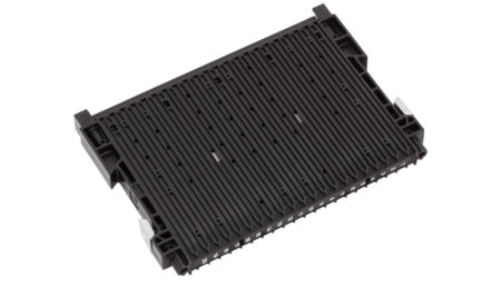 RACK-SYSTEM 180 RS - ESD Nutenwand 300 mit Bodenstopp Typ22, verstärkt 255x22x180