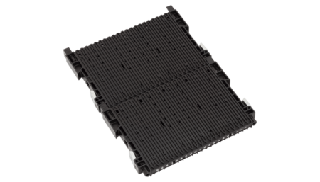 RACK-SYSTEM 180 RS - ESD Doppelnutenwand 300 mit Bodenstopp 255x22x345