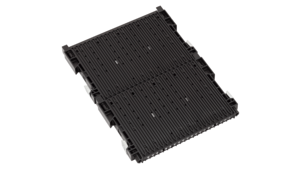 RACK-SYSTEM 180 RS - ESD Doppelnutenwand 300 mit Bodenstopp, verstärkt 255x22x345