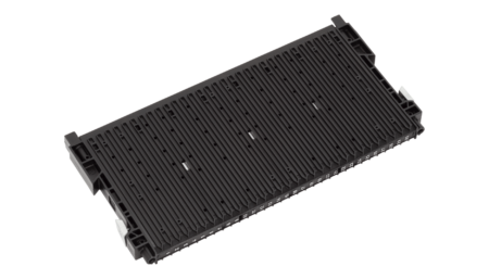 RACK-SYSTEM 180 RS - ESD Nutenwand 400 ohne Bodenstopp, verstärkt 355x22/32x180