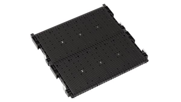 RACK-SYSTEM 180 RS - ESD Doppelnutenwand 400 ohne Bodenstopp verstärkt 355x22/32x345