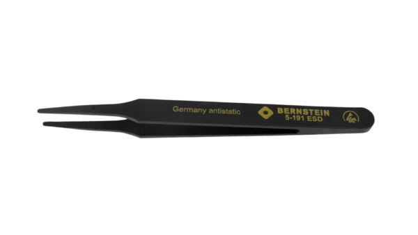 ESD Kunststoff Präzisionspinzette 120mm Form 2a Spitze 2mm breit