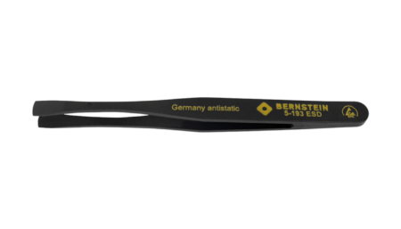 ESD Kunststoff Präzisionspinzette 120mm Form 35 Spitze 6mm breit