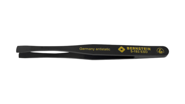 ESD Kunststoff Präzisionspinzette 120mm Form 35 Spitze 6mm breit