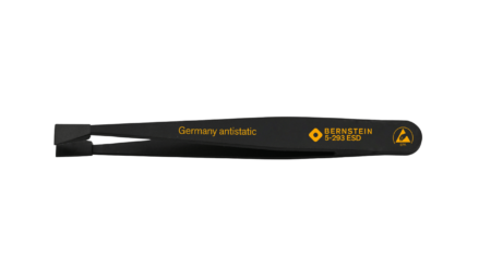 ESD plastic precision tweezers 115mm tip 7.7mm wide
