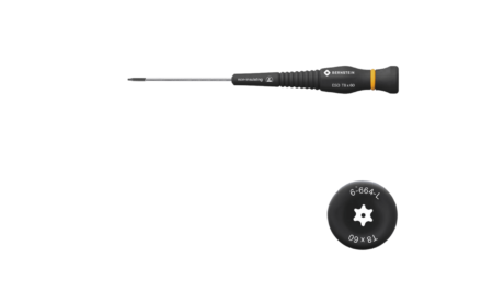 ESD screwdriver TORX T8 with hole