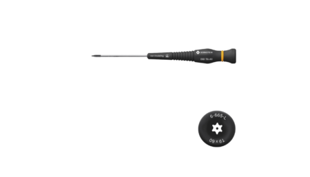 ESD screwdriver TORX T9 with hole