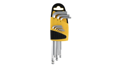 Hexagon pin wrench set 9 pcs