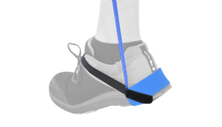 ESD heel strap with quick-release fastener