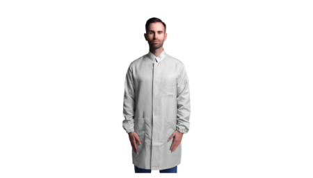 ESD cleanroom jacket, white