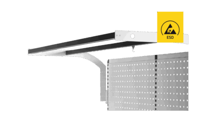 Lighting distribution rails