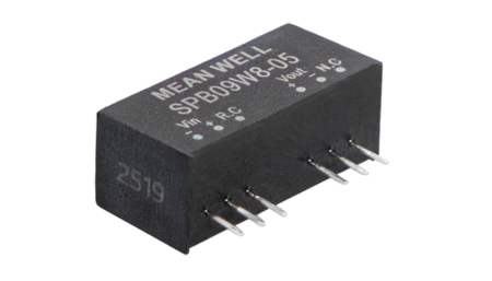 SPB09W8 + DPB09W8, 9W DC-DC converter with 8:1 input, SIP8